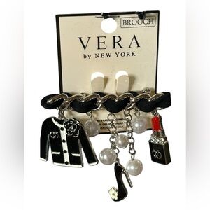 NWT Vera New York Charm Brooch.
